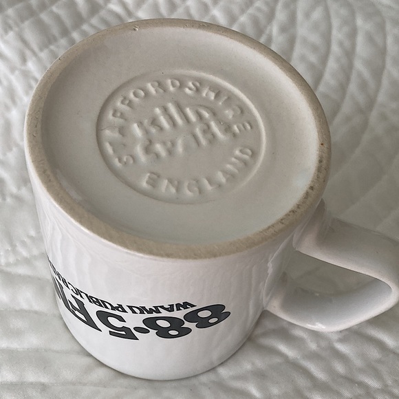 Kiln Craft England Staffordshire White Coffee Mug Morning Edition WAMU Radio - Picture 3 of 8